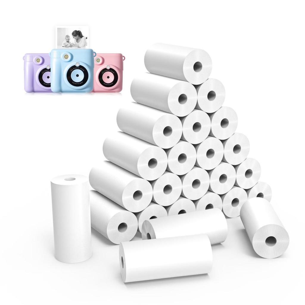 Meow Meow Children's Thermal Printing Paper 57x25 - Long-Lasting, Colorful 10-Year Instant Camera Paper