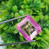 Natural Pink Tourmaline 18 Ct Emerald Shape Certified Loose Gemstone K321