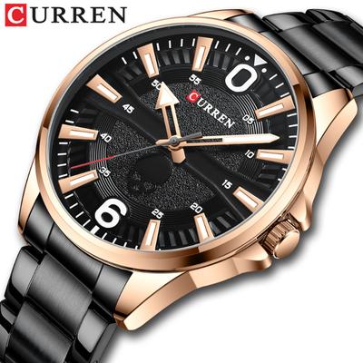 Neue Top-Herrenuhren, Totenkopf-Freizeituhr, klare Quarz-Edelstahluhr, Herren-Business-Uhr