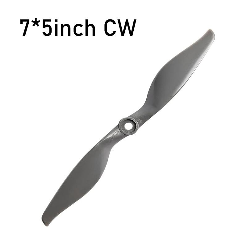 Cw Ccw Rc Propellers7X5 8X6 9X6 10X7Inch Gray 2-Vane Direct Drive Nylon Propeller With Adapter Rings For Rc Airplan Drone Glider