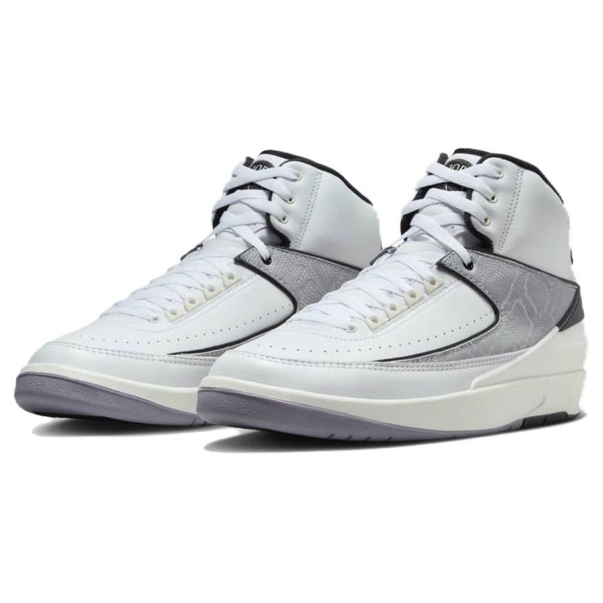 Air Jordan 2 Retro Python Men Sneakers White Fire-Red Black DR8884-102