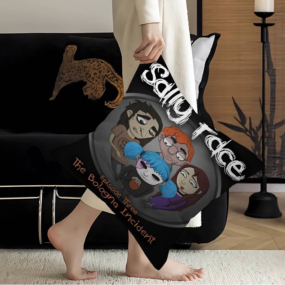 Game S-Sally F-Face Personalized Pillow Dust Cover Bedroom Kids Party Decoration Pillowcase Birthday Children Gift