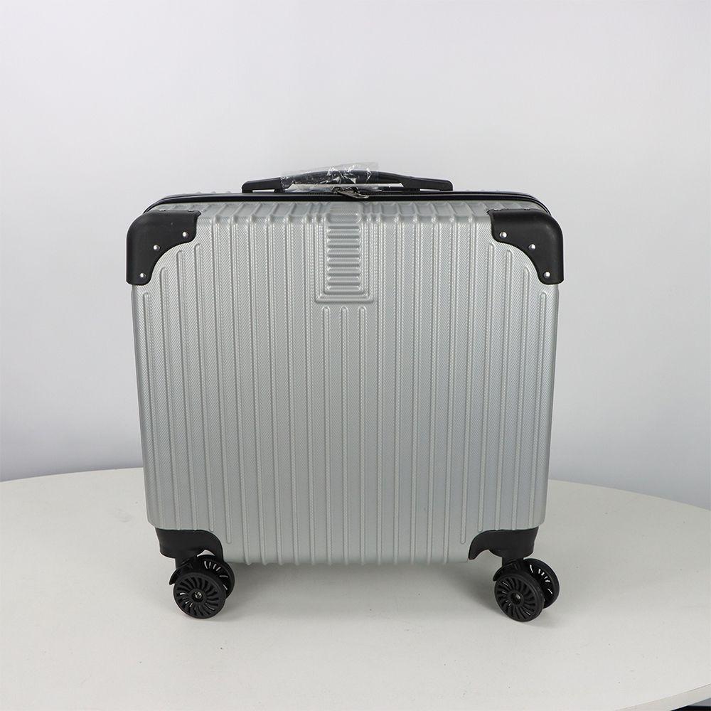 Lightweight 18" Mini Trolley Suitcase with Universal Wheels & Combination Lock