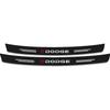 1pcs Carbon Fiber Car Trunk Rear Bumper Sticker Guard Plate Protector for Dodge SXT Challenger Charger 1500 Stratus Dart Dakota Charger Avengr Durango