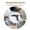 Pistol-style Alloy Air Drill with Forward/Reverse Rotation; Hand-held Lightweight Metal/Wood Drilling Tool