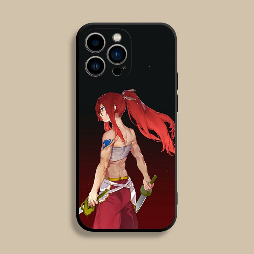 Anime Fairy Tail Comics Phone Case For iPhone 17,16,15,14,13,12,Pro,Max,Plus,E,SE4,Air,Mini Black Soft Cover