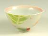 Arita Ware, Teisen Kiln, Lustre Rose Pattern, Pair of Tea Bowls (husband and Wife's Tea Bowls)
