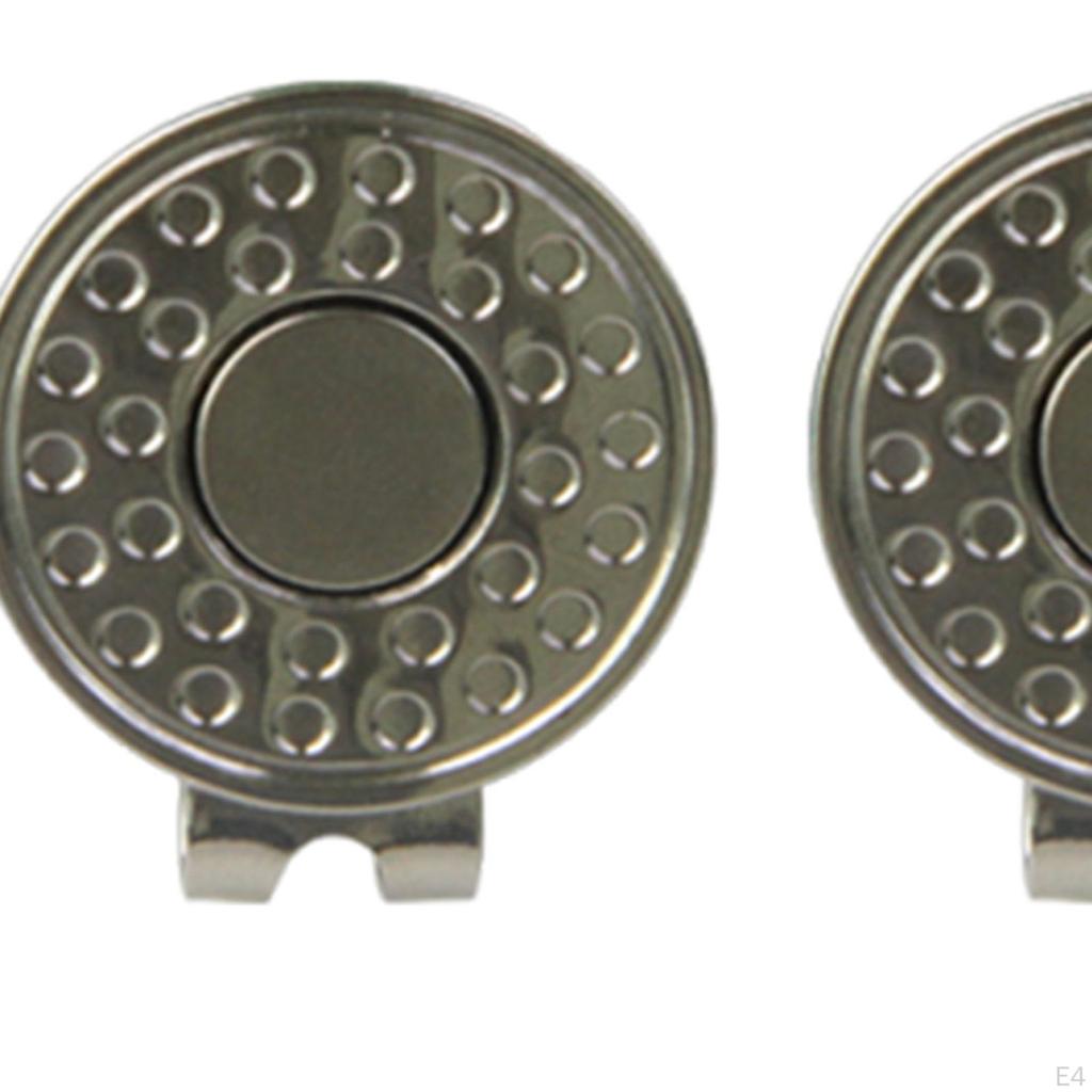 6 Golf Cap Clips, , Easy To Install And Professional Accessories.