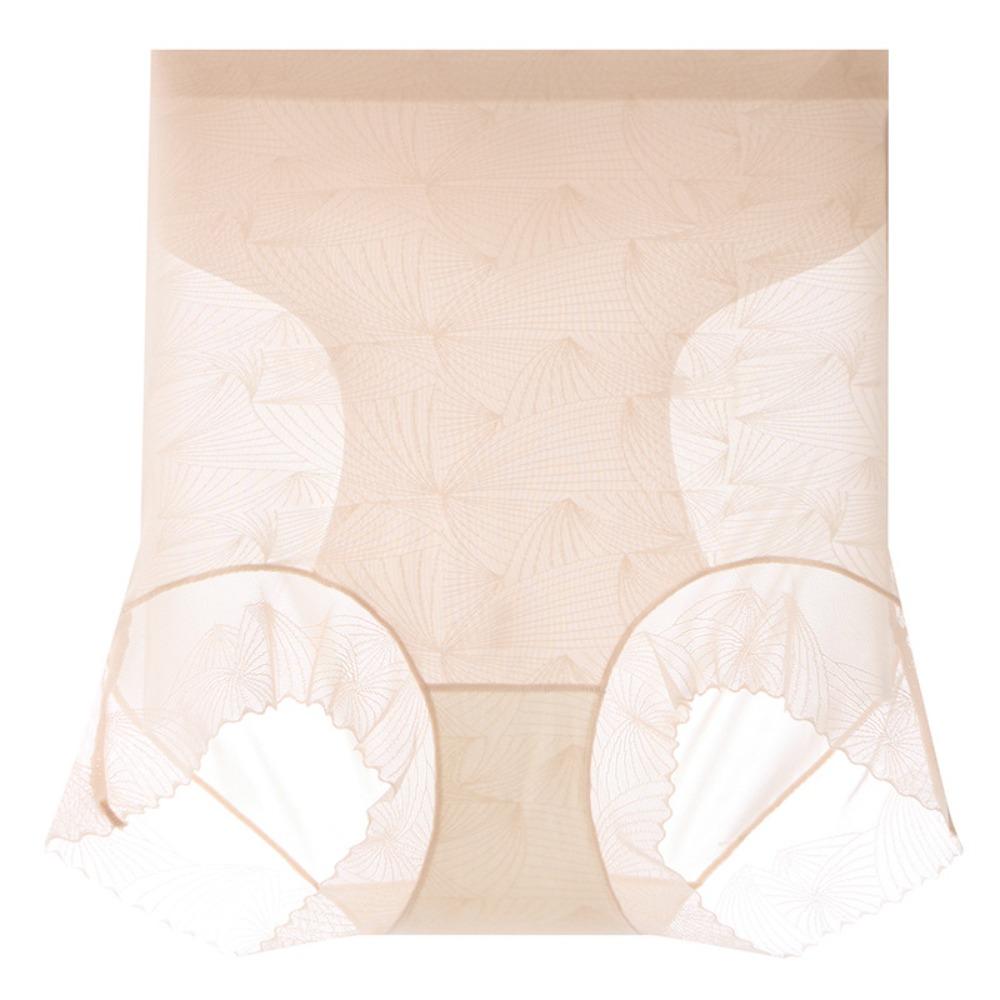 

Послеродовое корректирующее белье из ледяного шелка, трусы с высокой талией для контроля живота, трусы с эффектом лифтинга ягодиц, женские XL розовый