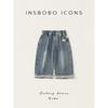 Insbobo Girls' Pants Children's Jeans 2026 Spring New Children's Clothing Girls' Casual Pants Stylish Long Pants