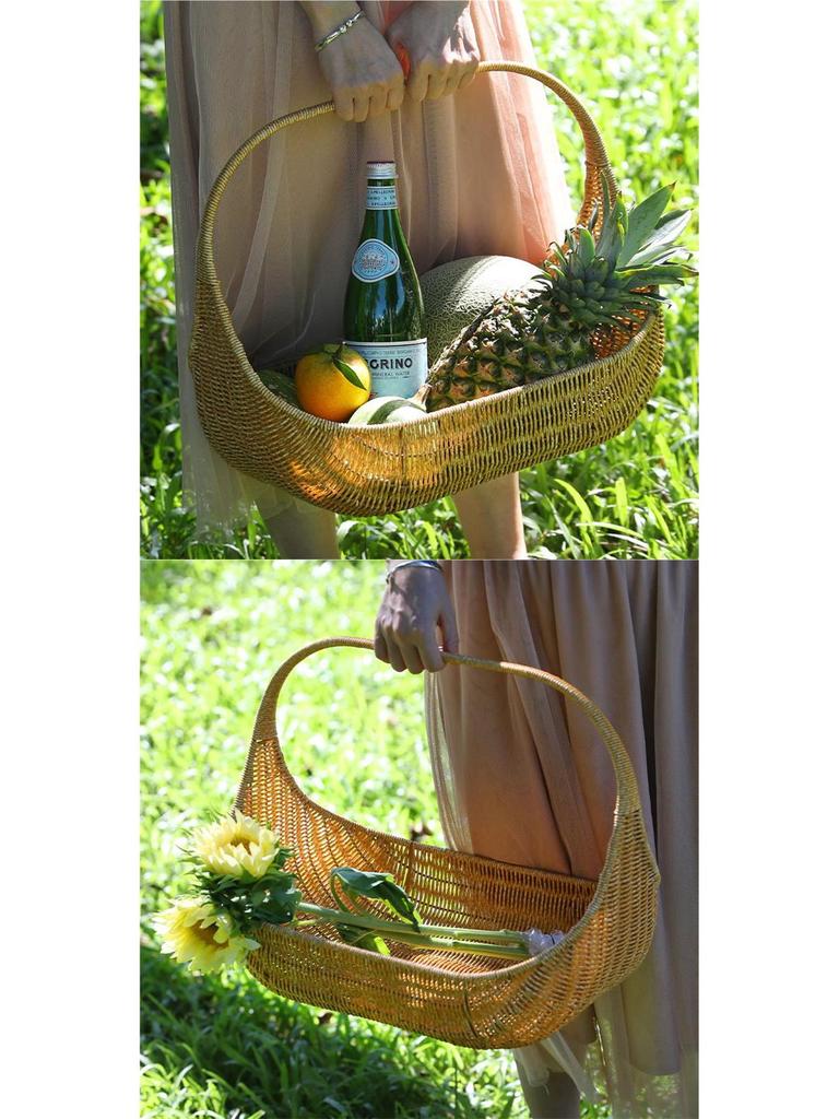 Luxury Outdoor Rattan-Style Picnic & Gift Basket