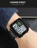SKMEI 2033 Metal Style Digital Watch Waterproof LED Luminous Casual Square Clock reloj hombre Rectangle Men's Electronic watches