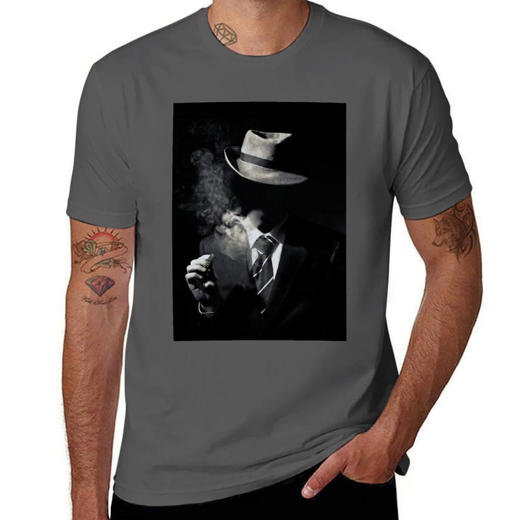 Ingen... T-shirt roliga t-shirts mörk humor tryckta t-shirts för man T-shirt