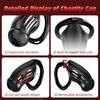 Sex Toys Male Chastity Cage with 4 Sizes Rings And Invisible Lock for Penis Bondage Cock Cage Chastity with Elastic Belt SM Toy