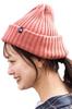 Nakota Organic Cotton Knit Cap for Men and All Solid Color Women, 100% Cotton, Ribbed, Watch, Season, Spring/Summer, [Garnet/One Size]