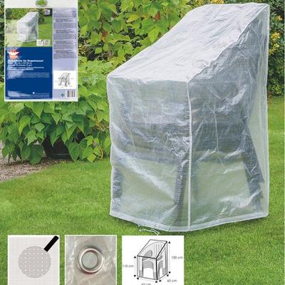 Protective Cover - BONI-SHOP® - Stackable Armchair - Transparent - Weatherproof - Washable