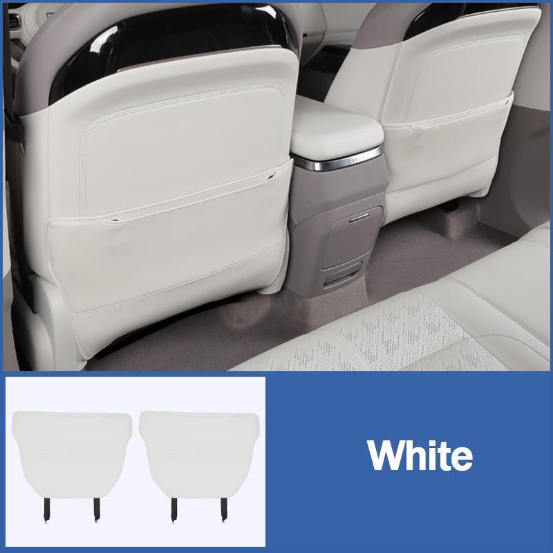 For ZEEKR 7X 2025+ Rear Seat Kick Protection Leather Cover Interior Upgrade Car Accessories 2PCS