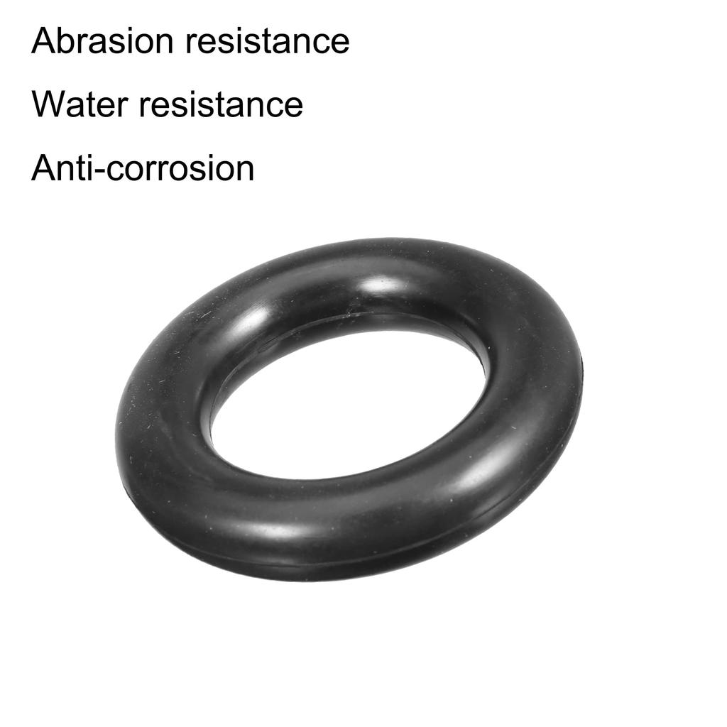 uxcell Muffler Exhaust Hanger Bushing Rubber Mounting Bracket Car Insulator Tailpipe Hanger Bushing Kit Support 60mm O Ring Universal 4pcs