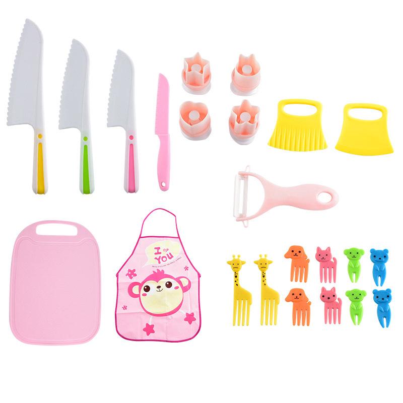 Montessori Kids' Safe Kitchen Utensils & Baking Toys Set