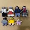 Flexible Jointed Wooden Family Dolls High-Quality Wood Pretend Play Toys  Role Playing