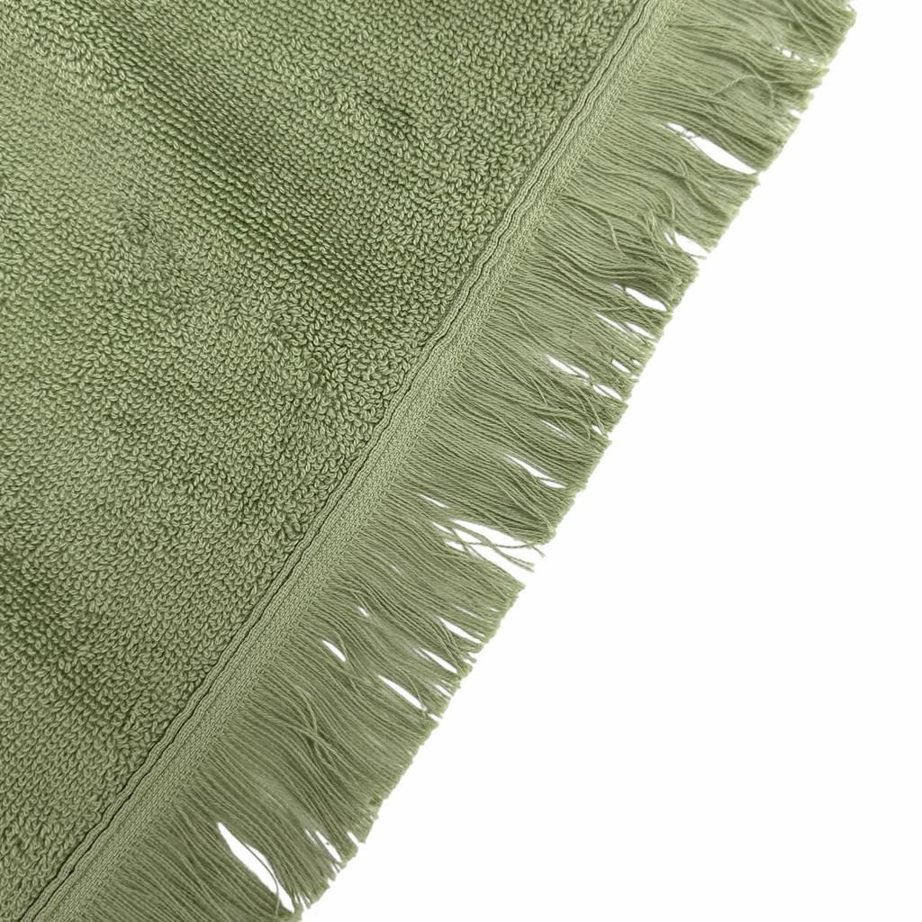 Pristine HERMES towel Yachting Plage Teresa green cotton Women Used