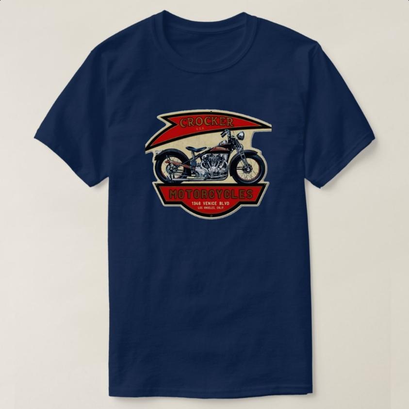 Authentic Original Vintage American Motorcycles 1346 TShirt 100 Cotton ONeck Short Sleeve Summer Casual Mens Tshirt