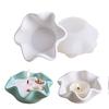 Curved Edge Candle Bowl Silicone Mold DIY Candle Holder Casting Molds Plaster Resin Jewelry Storage Tray Craft Making Home Decor