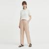 Shop   Women Waistband Summer Linen Cooling Wide Pants Light Beige Pic Wpt 21325