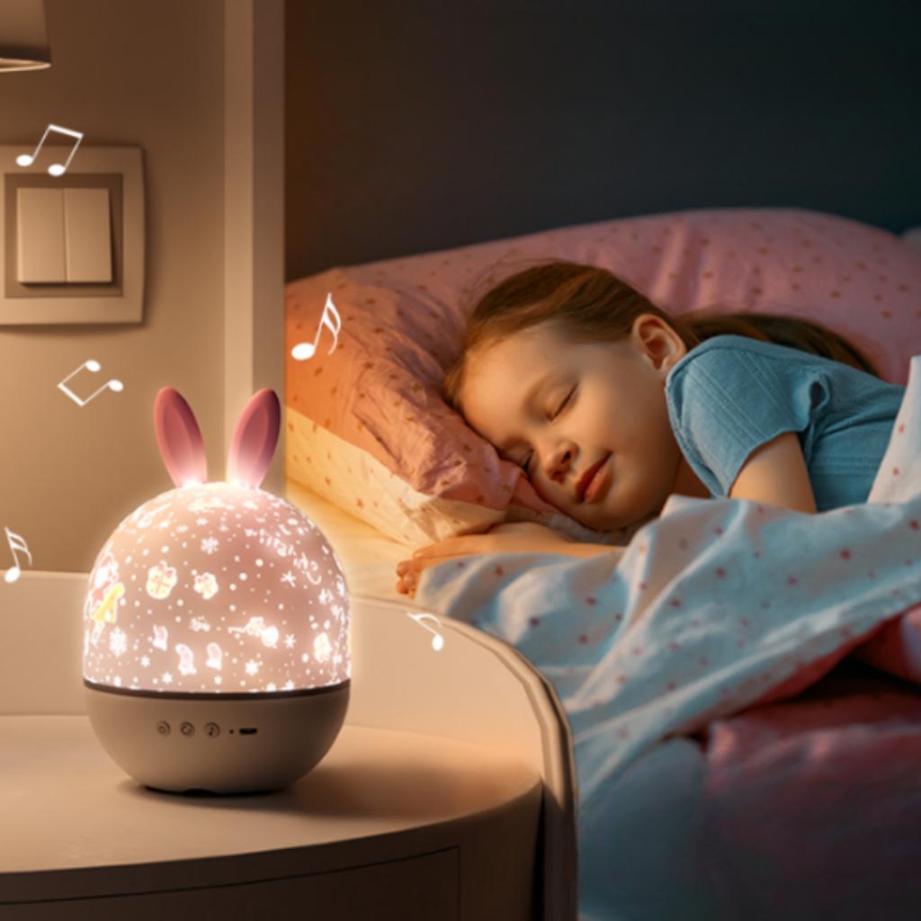 Star projector for children, rotating LED bedroom night light
