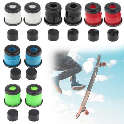 1 set skateboard PU cauciuc amortizor set de tampon de șoc colorat 90a Longboard dur Șaibe superioare/inferioare