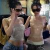 New Trendy Sexy Women Girl's Street Style Sexy Strapless Shimmering Backless Tight-fitting Tank Top