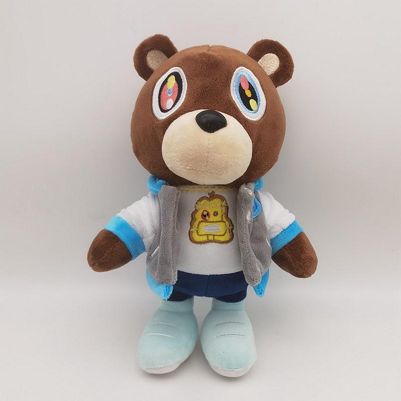 Cross-border Kanye Teddy Bear Plush Toy - Same Style in Stock 25cm, 120g