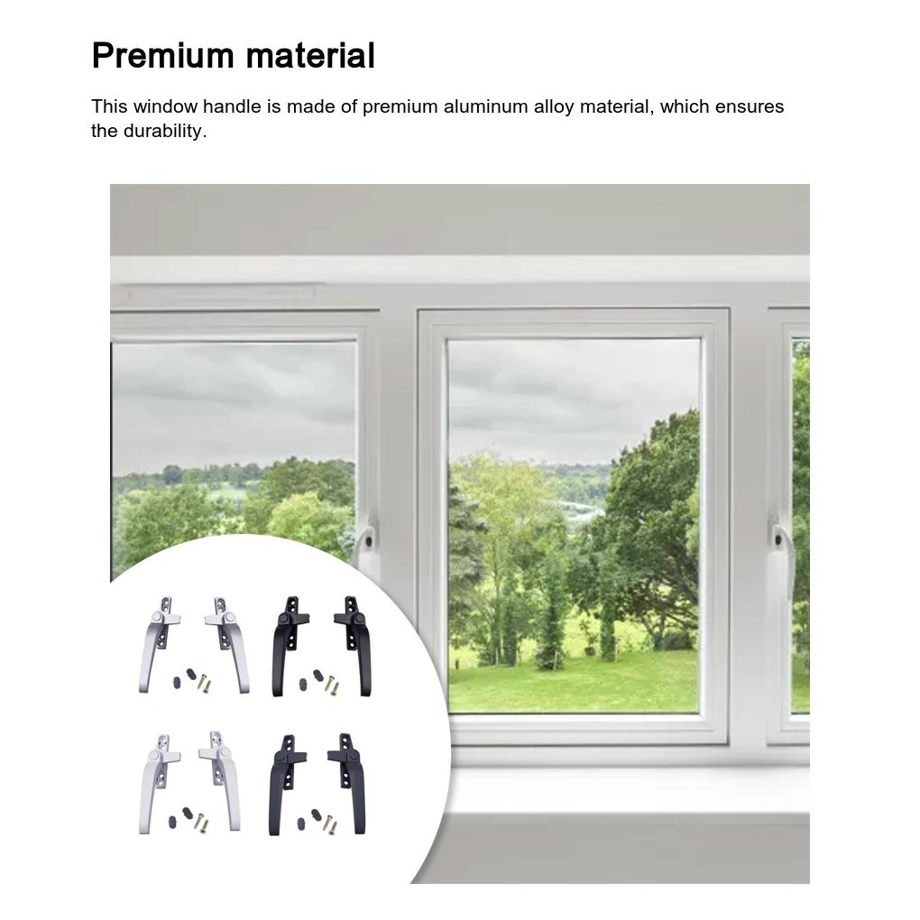 Fenstergriff Heimwerkerbedarf Aluminiumlegierung Hebel Drehfenster Bequemlichkeit Handlich Installieren Professionelles Haushaltszubehör