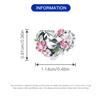 Genuine Copper Charm Luxurious Lattice Garden Bird Bead Fits Bracelets DoItYourself Women Crafting Delicate Gifts Jewellery
