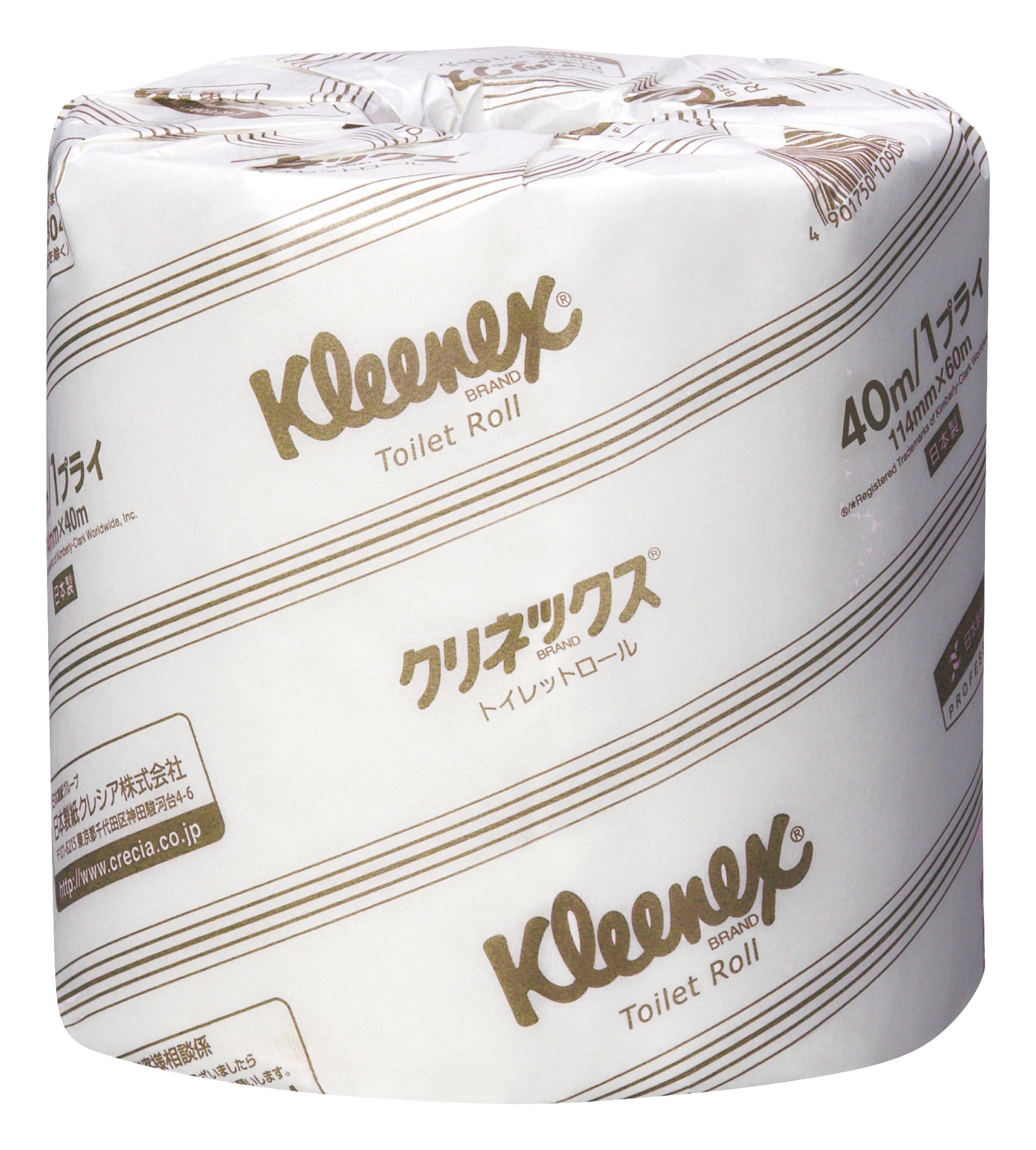 

в рулоне туалетной бумаги Commercial Cresia Kleenex 40 м, двойная, высшего качества, с мягкой основой, 1 рулон в индивидуальной упаковке x 80 шт. 20111 [Проданная коробка] (100% белый