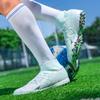 Men's/Women's Soccer Shoes Rubber Soft Sole Short Spikes Artificial Turf Indoor Competition Professional Children's Football Shoes