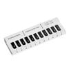 Creative Stylish Car Temporary Parking Number Plate Piano Key Design Easy To Use Secure Mount For Quick Contact Display