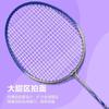 DHS TX202 Badminton Racket Pair Beginners Iron Alloy Frame Lightweight 95-100g Balanced Stiffness