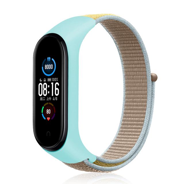 Bracelet for Mi Band 10 8 7 9 Strap Nylon Sport Loop Watch Belt Pulsera Correa Mi Band 4 Wristband Xiaomi Mi Band 5 6 3 Bracelet