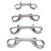 Single Hook Snap Hook Clip Stainless Steel Eye Bolt Snap Hook Double Ended Hook  Diving Hook