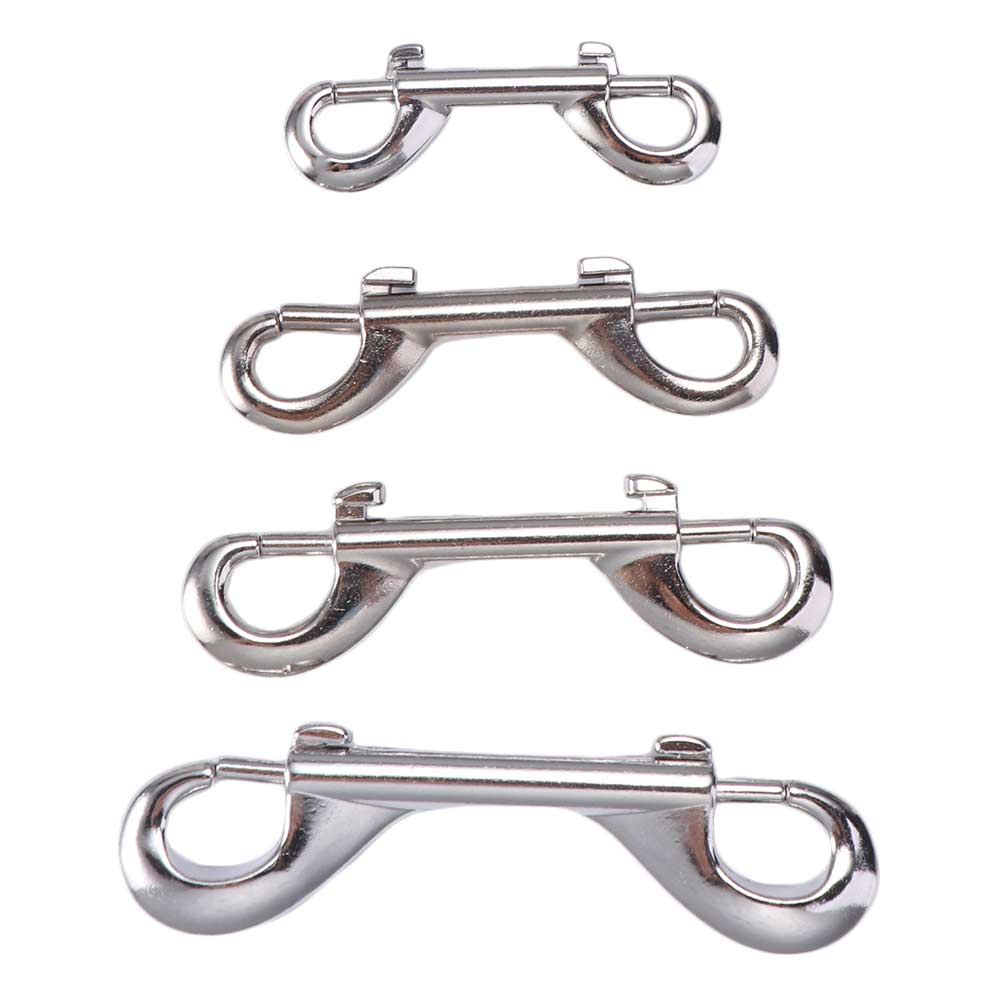 Single Hook Snap Hook Clip Stainless Steel Eye Bolt Snap Hook Double Ended Hook  Diving Hook