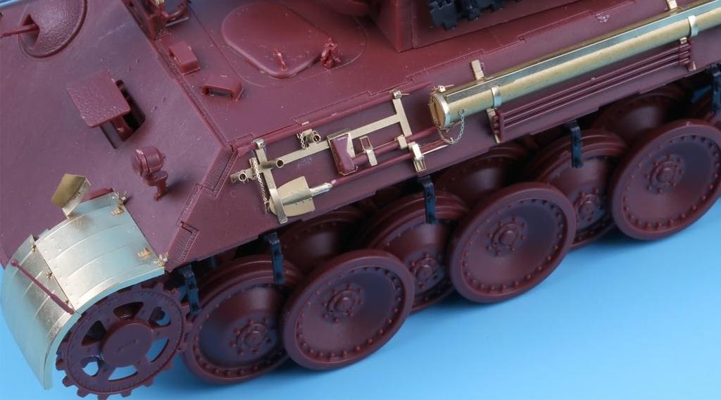 Tetra Model ME Series German Panther Tank Plastic Model Parts ME3559 1/35 A-Type (MEN)