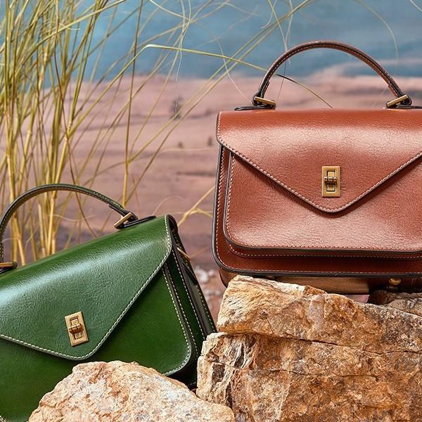 2025 Genuine Leather Vegetable Tanned Leather New High-end Simple Fashionable Elegant Women's Bag Handbag Shoulder Crossbody Messenger Bag