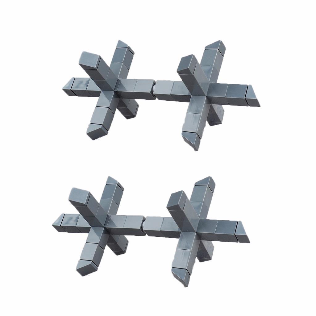 MOC Militär-Diorama Bausteine Set - Enthält Schutzgitter, Straßenblockaden und Barrieren für den DIY-Aufbau von Kriegsszenen
