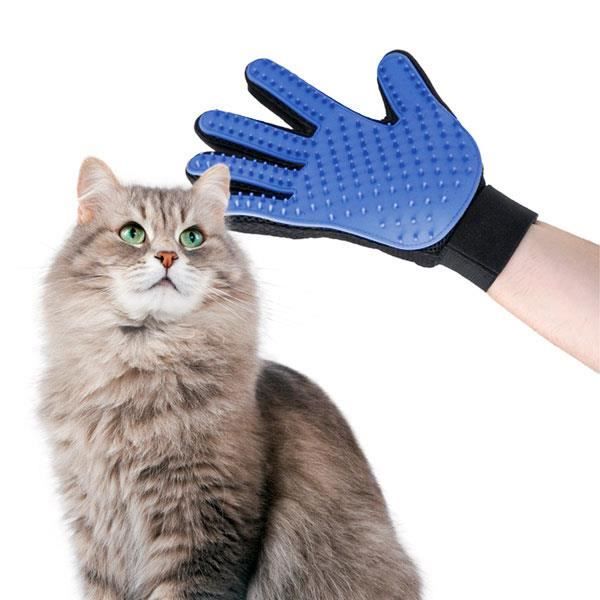 SHOP-STORY - Gant de brossage pour toilettage de poils d’animaux de compagnie Chien Chat