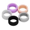 5pcs Smart Ring Cover Silicone Elastic Anti Scratch Smart Ring Protector for Daily Use Black White Gray Pink Purple