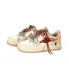 Nike Air Force 1 Resistenti allo Scivolamento Resistenti all'Abrasione Scarpe da Skateboard Basse Unisex Marrone HV5990-172(Team186- )