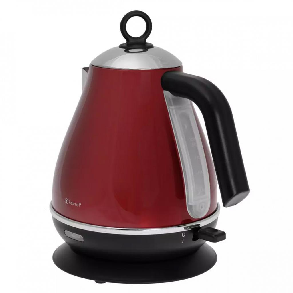 Kassel elektrisk vattenkokare 1,7l röd 93224