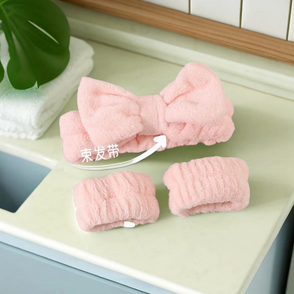 Wrist Washing Belt Soft Microfiber Towel Wristbands For Washing Face Water Absorption Washing Prevent Wetness Wrist Washband