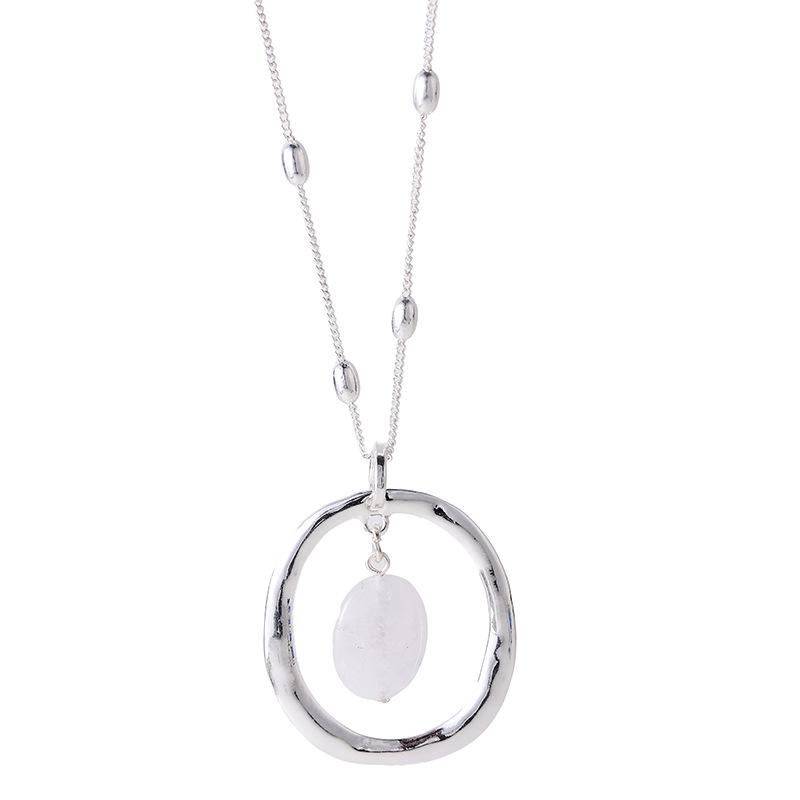 Sweater Chain Women'S High-End Sense Light Luxury Exaggerated Fashion Necklace Jewelry Alloy Long Necklace